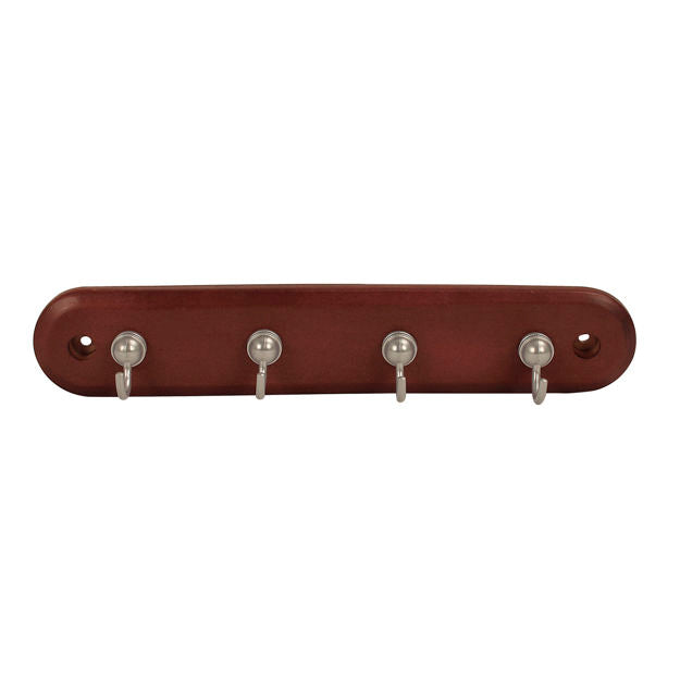 Key Rack Walnut 4-hook