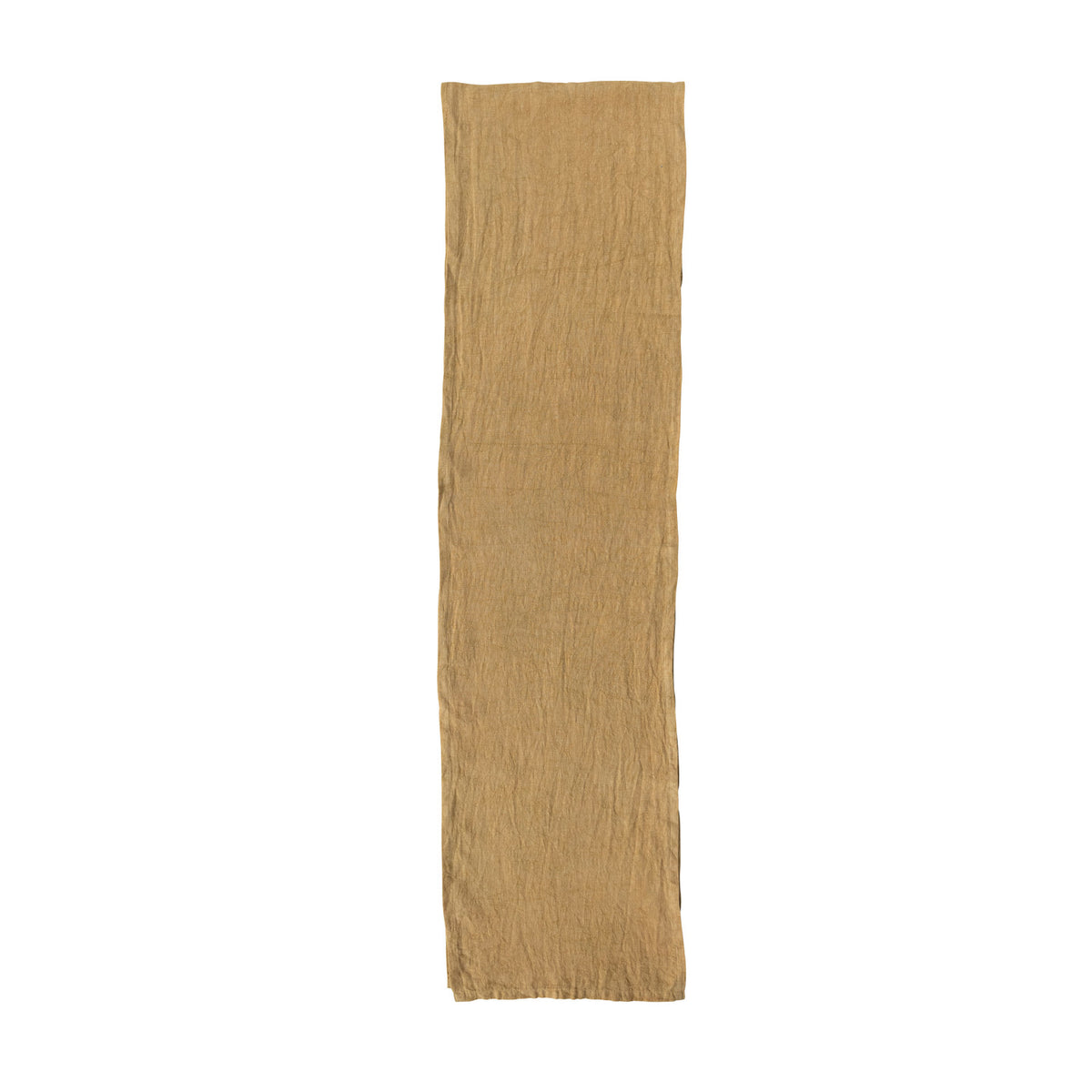 Stonewashed Linen Table Runner (Yellow)