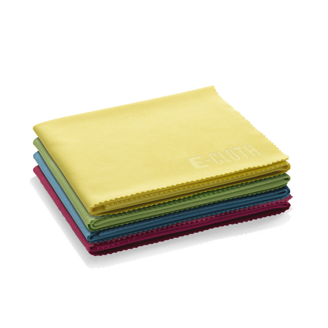 Glass Polishing Cloths- Assorted Colors- 4 Cloths