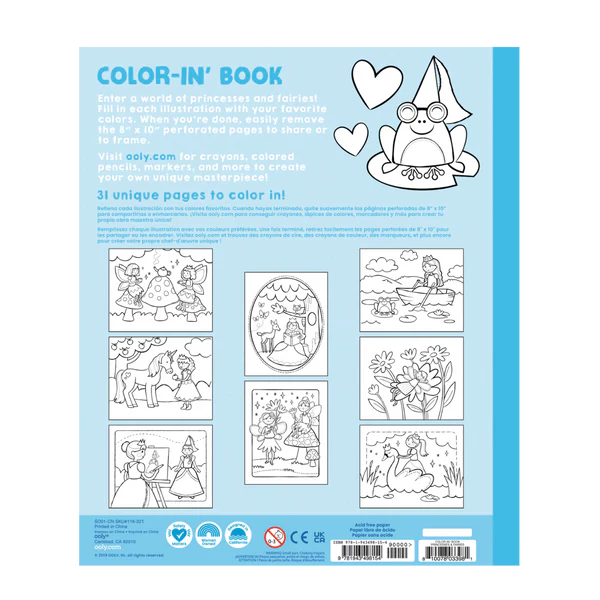Coloring Book Princesses & Fairies