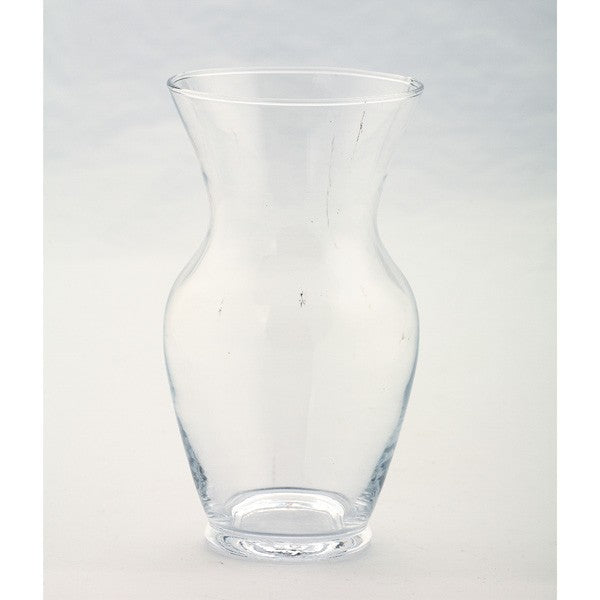 Clear Glass Vase 7x4in