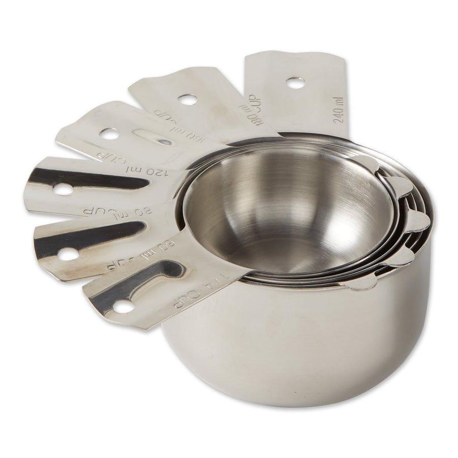 Measuring Cup 6 Piece Set Stainless Steel Nesting