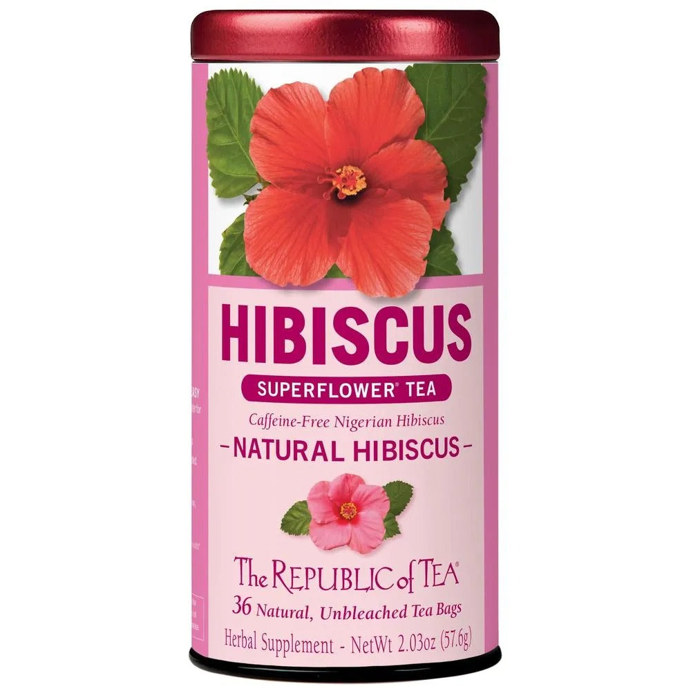 Hibiscus Tea Tin - Natural Hibiscus 36bags
