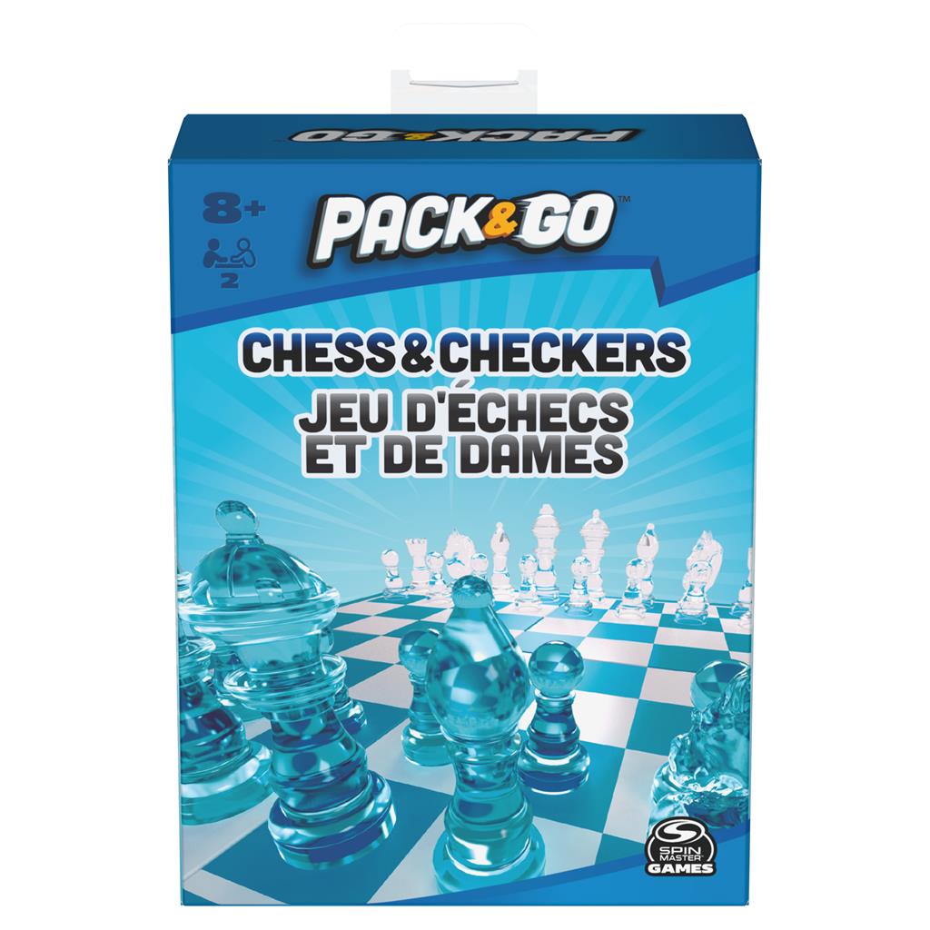 Game Pack & Go Chess & Checkers