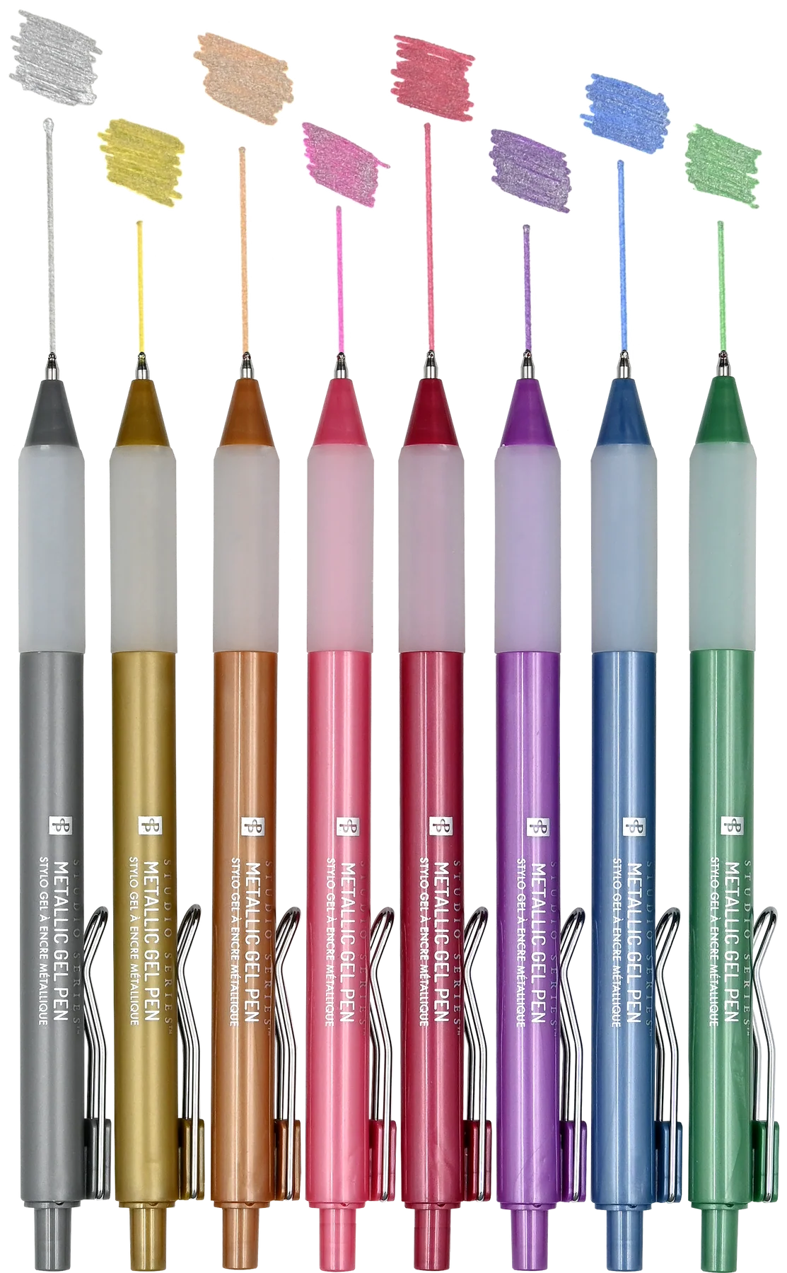 Art Center Gel Pens Metallic Set of 8 Colors
