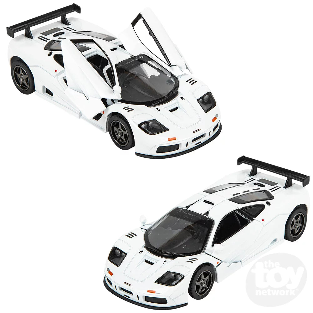 Diecast Pullback McLaren Sports Car 1995 F1 GTR 5"
