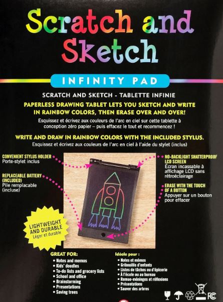 Scratch & Sketch Infinity Pad
