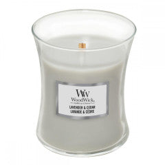 Woodwick Candle - 10oz - Lavender & Cedar