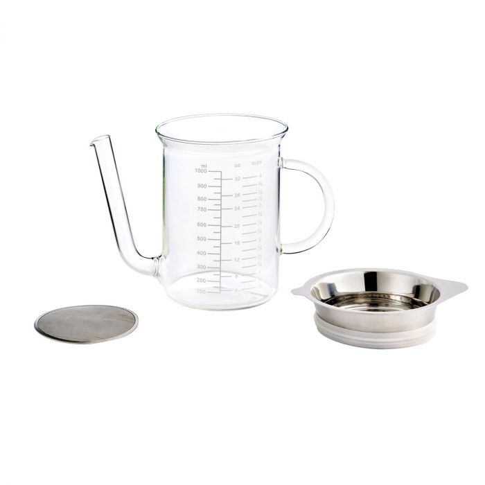Gravy Strainer And Fat Separator Glass & S/S 32oz