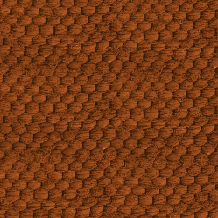 Rag Rug 3' X 5' Terracotta
