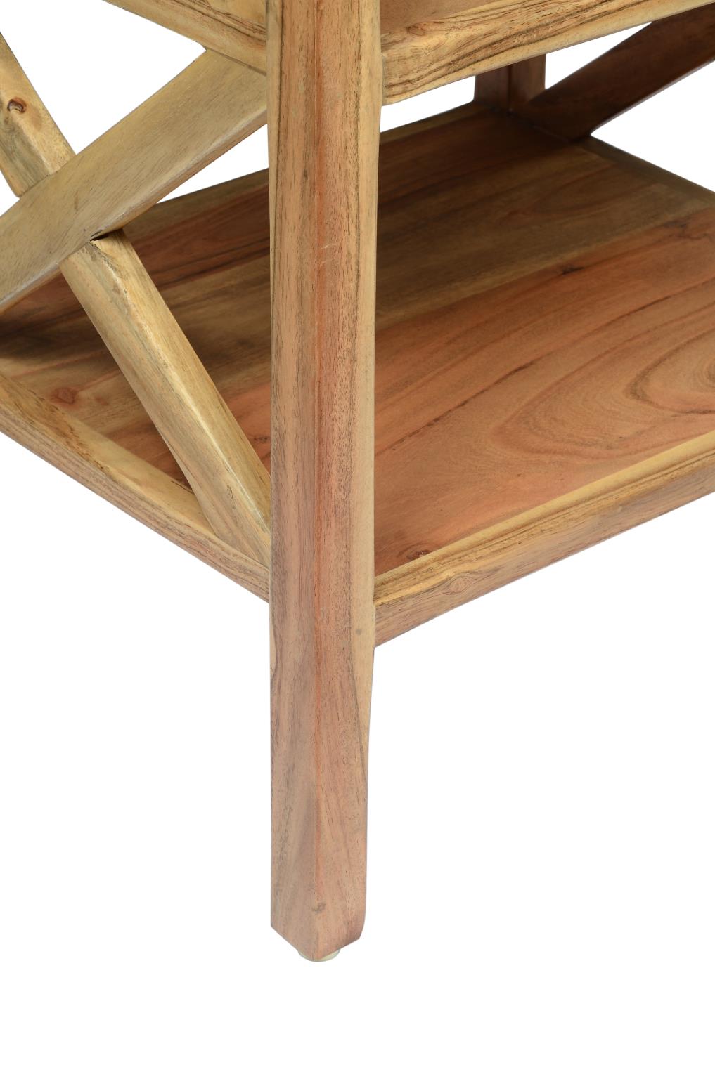 Global Archive Dylan X Side Table Natural