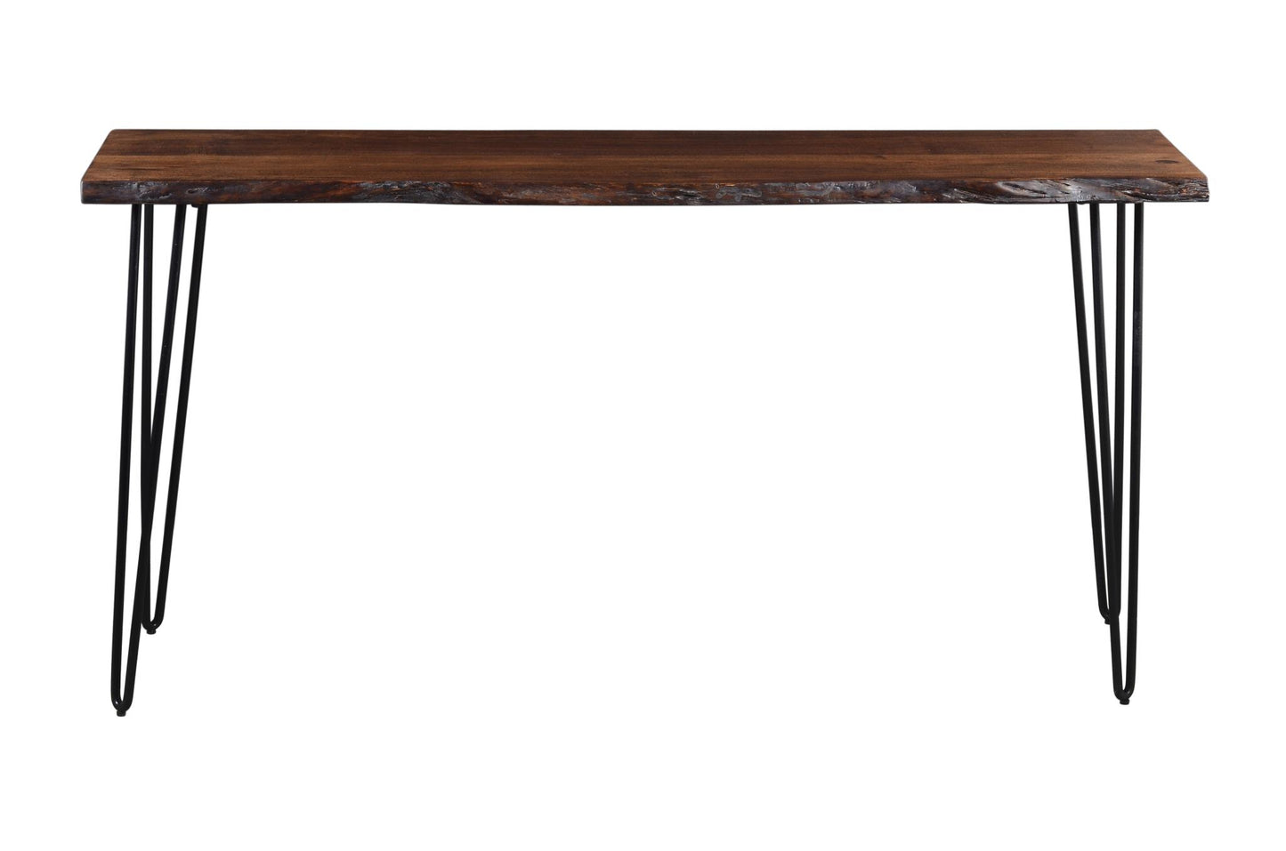 Natures Edge Light Chestnut Dining or Sofa Table Counter Height 72" Long