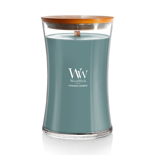 Woodwick Candle - 21.5oz - Evergreen Cashmere