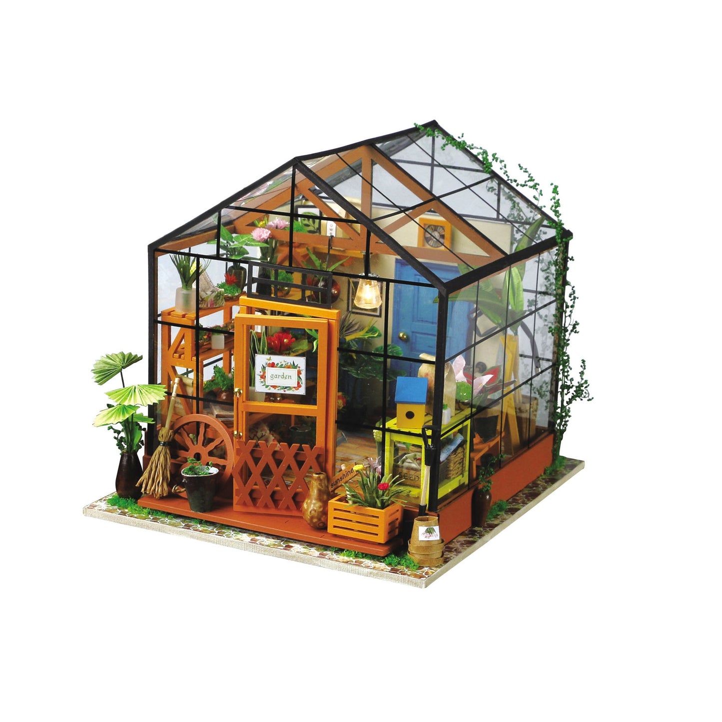 Diy Miniature House Kit: Cathy's Flower House