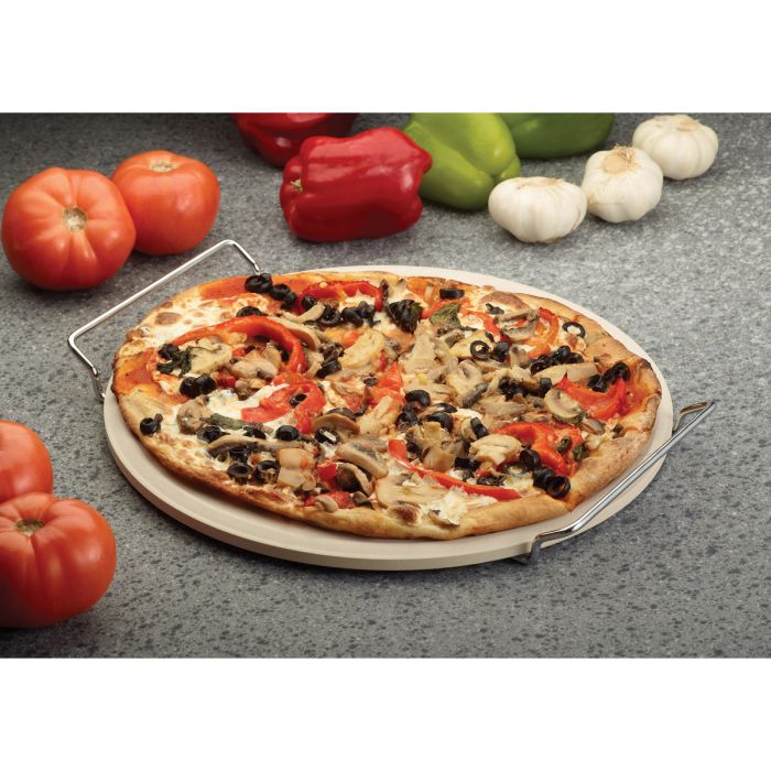 Cousin Diana's Pizza Stone 13" Natural Stoneware