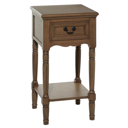 Table Traditional Wood Taupe Brown