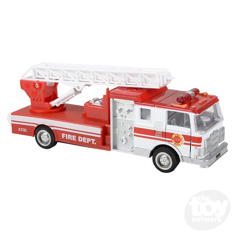 Diecast Pullback - Fire Engine - Sonic - 7"