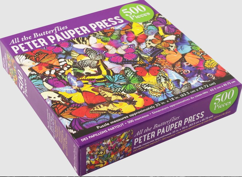 Puzzle 500 Piece All the Butterflies