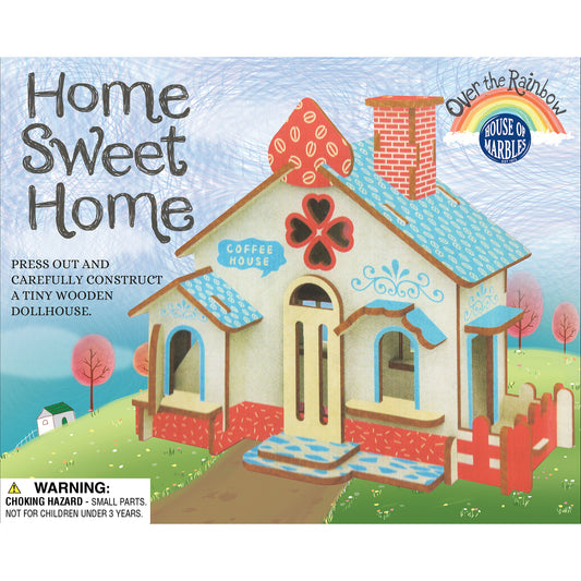 Home Sweet Home Coffee House Construction Kits Wooden