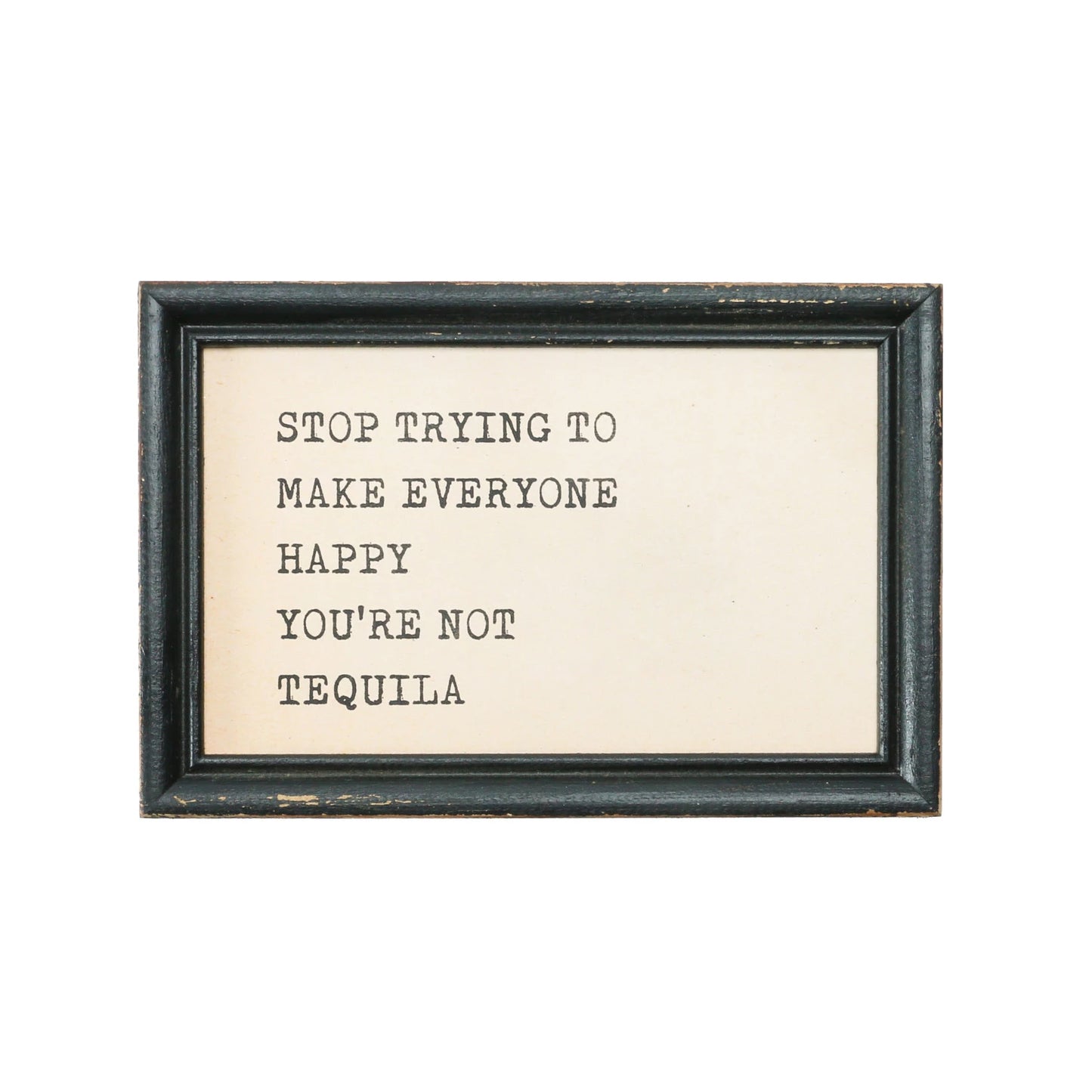Wall Décor Wood Framed Sayings 4 Styles 6"h (Sold Separately)