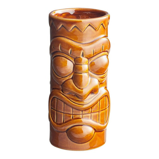 Acopa 21 oz. Brown Ceramic Tiki Mug