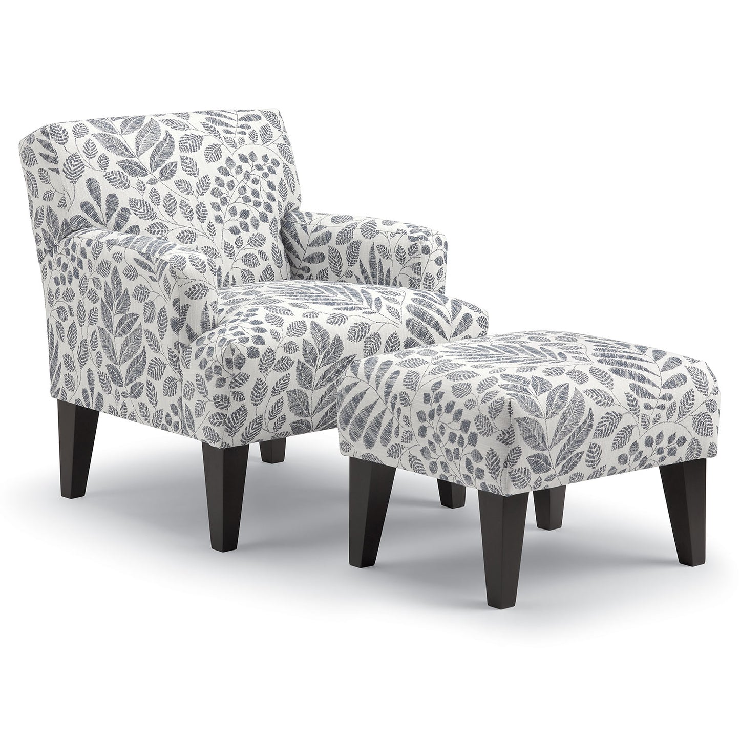 Randi Chair in Desert Fabric & Dark Walnut Leg