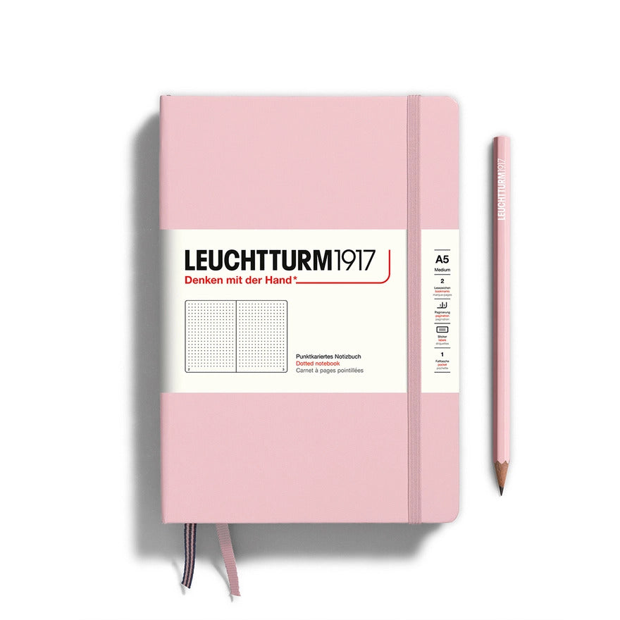 Notebooks - Medium (A5) Powder Hardcover Dotted