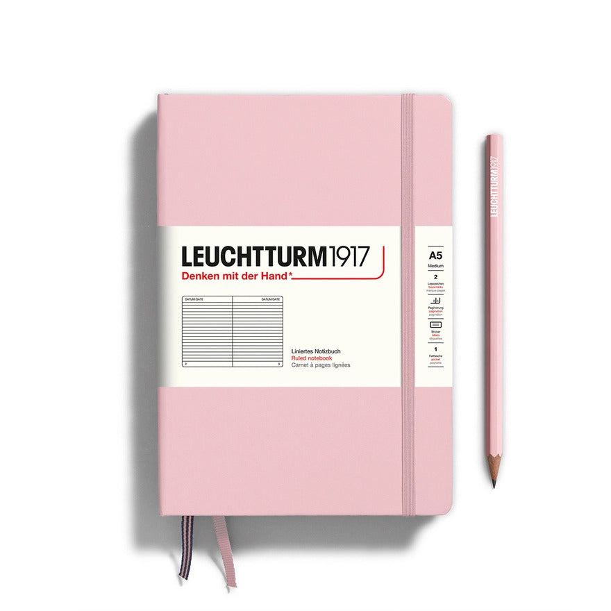 Notebooks - Medium (A5) Powder Hardcover Ruled