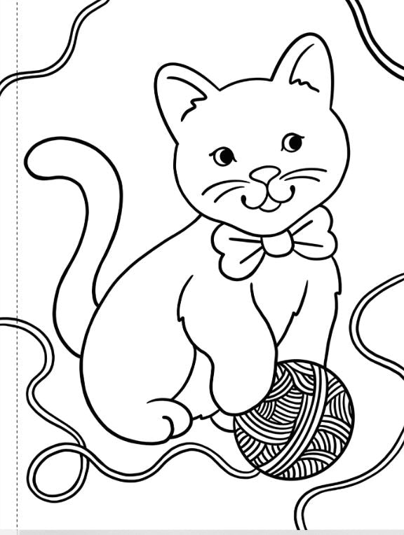 My First Coloring Book Animals