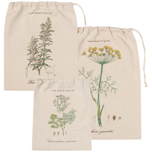 Produce Bag - Garden Herbs - Set of 3