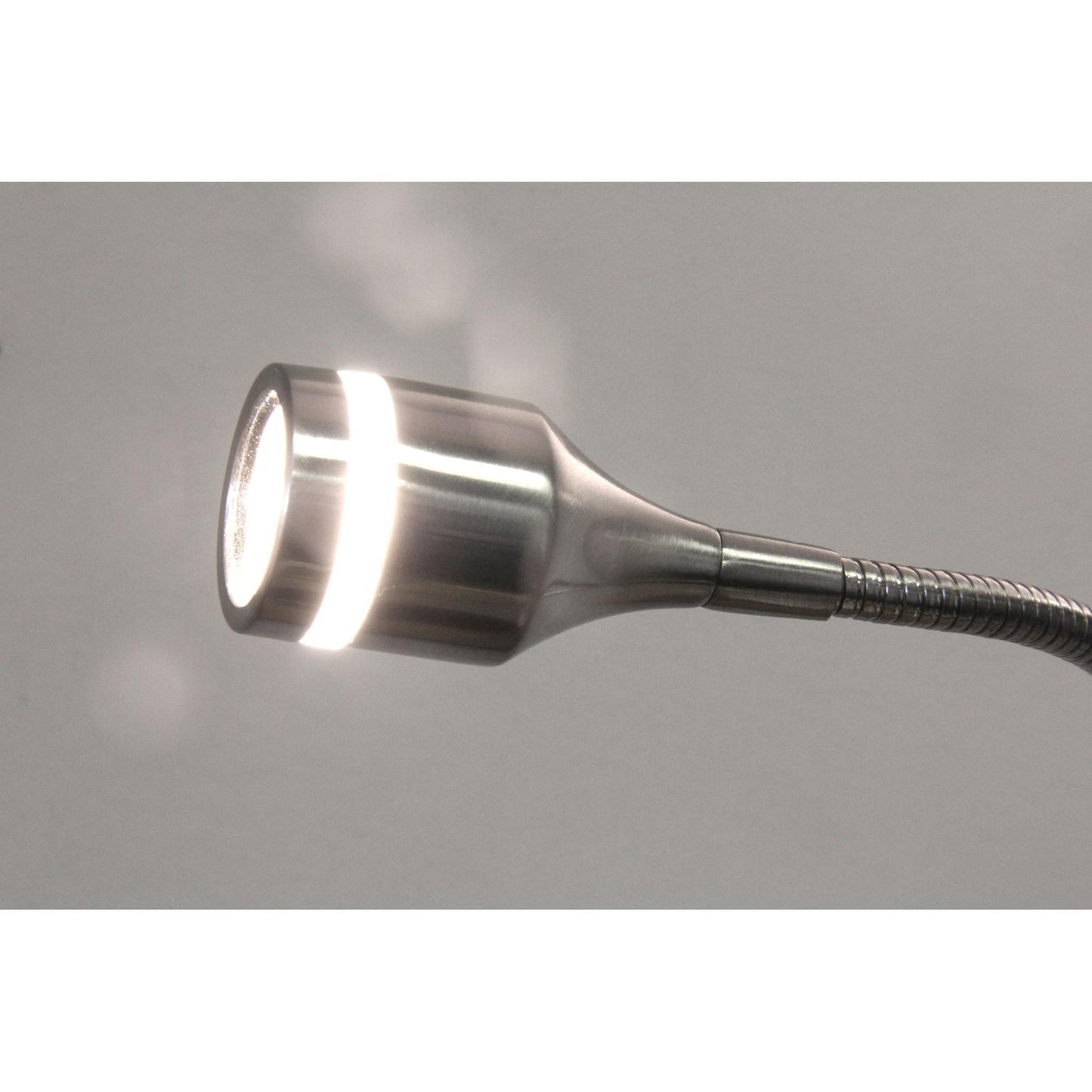 Prospect LED Clip Lamp in Steel