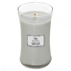 Woodwick Candle - 21.5oz - Lavender & Cedar
