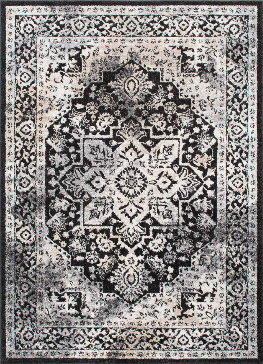 Augusta Heather Black 5' x 8'