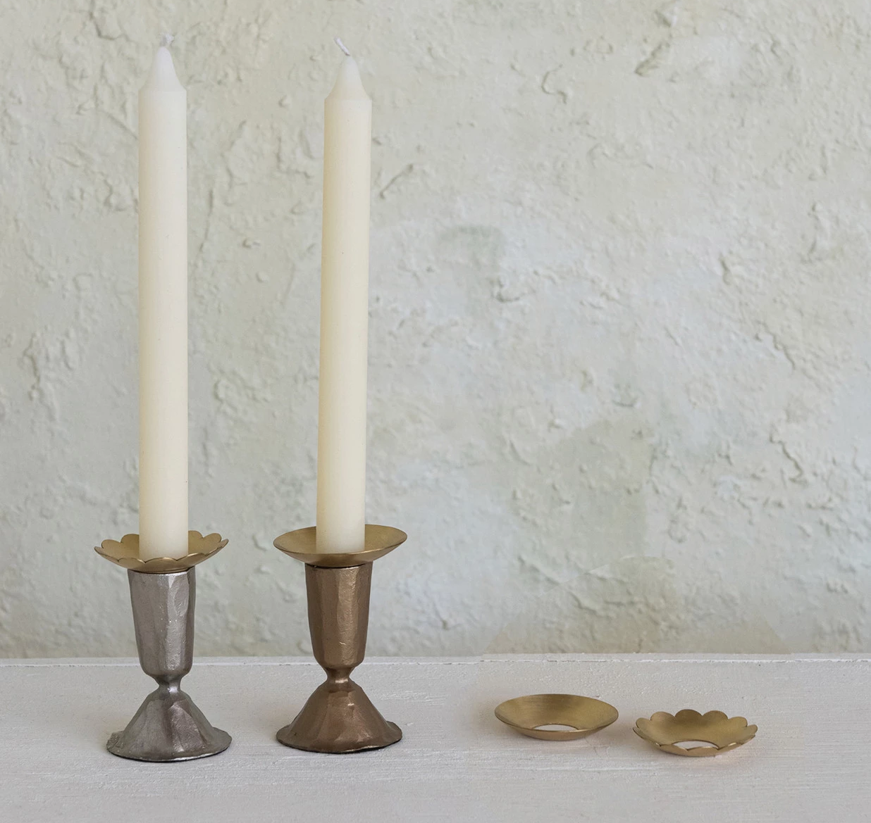 Bobeche Brass 2 Styles (Sold Individually) Fits Standard 7/8"d Candle