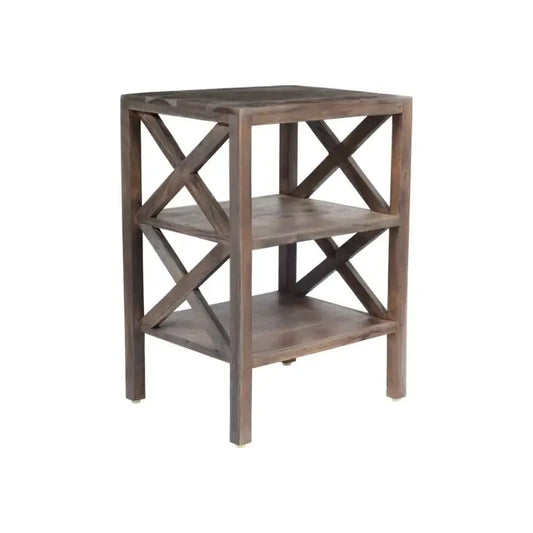 Global Archive Dylan X Side Table Slate