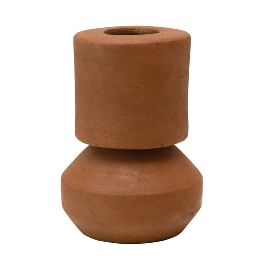 Vase Terracotta Two Tiered