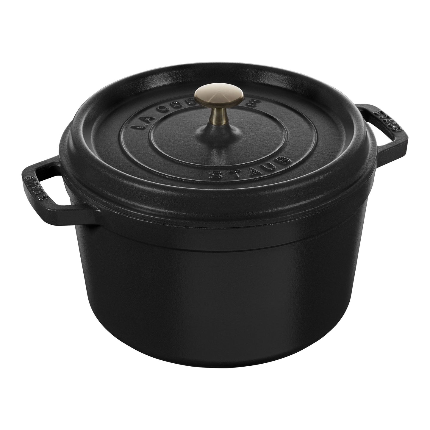 Cookware - Staub Cocotte Tall 5qt Black