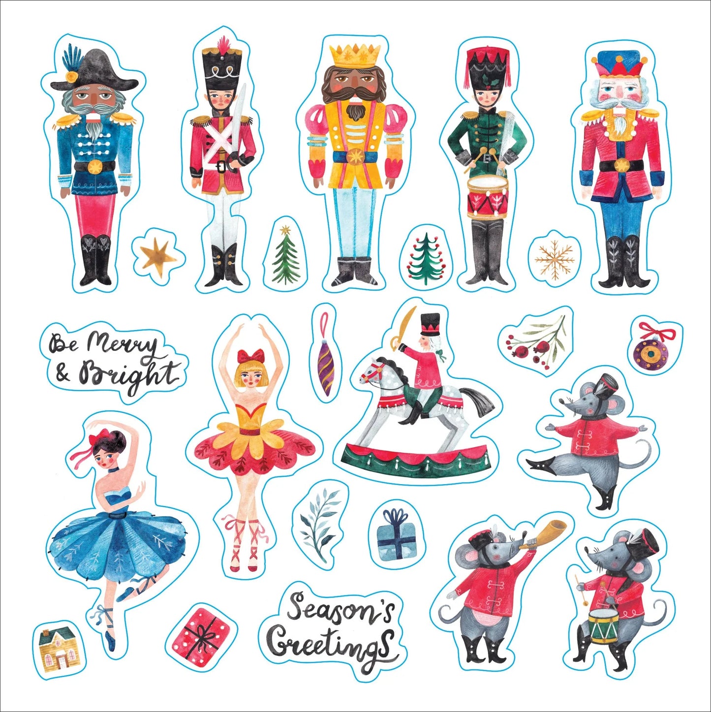 Sticker Book Christmas Merry & Bright!