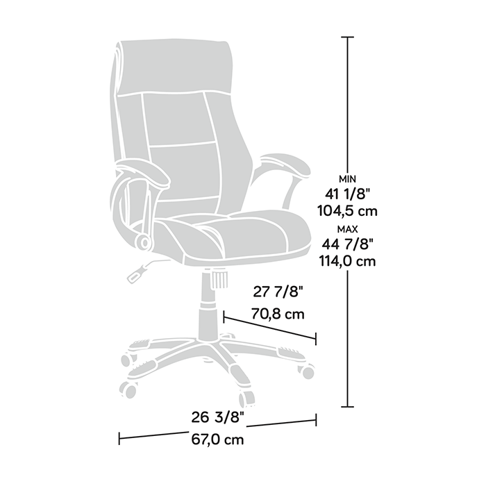 Gruga Leather Managers Chair