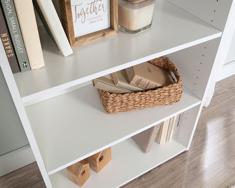 Beginnings Bookcase Soft White Three Shelf