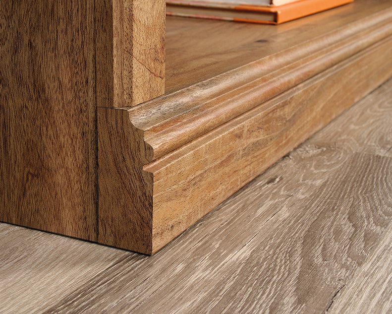 Sauder Select Bookcase Sindoori Mango Finish Three Shelf Traditional