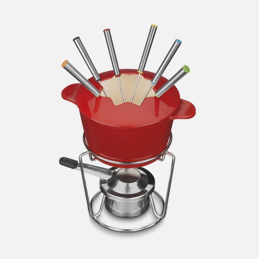 Fondue Set - Red 13pc