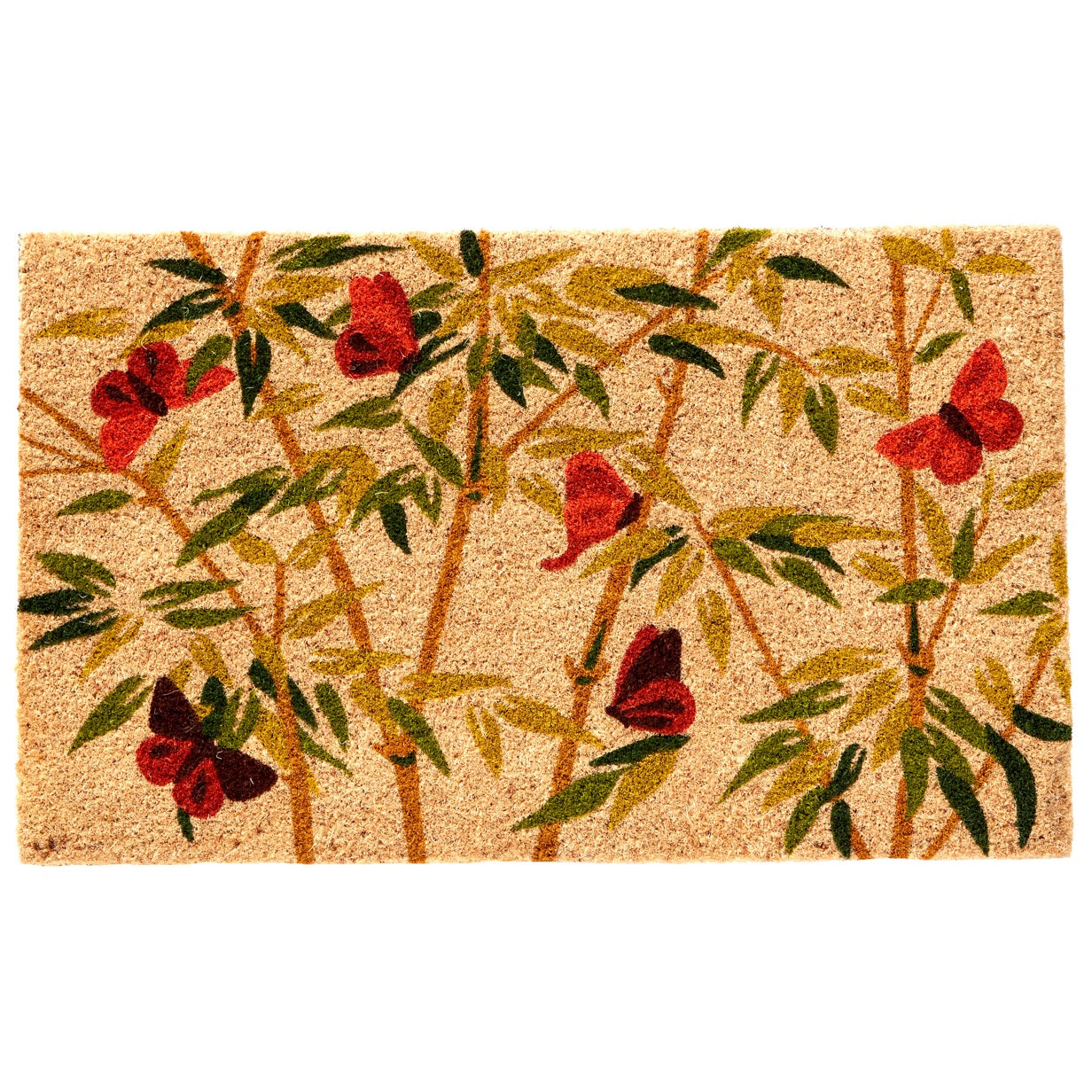 Doormat Bamboo & Butterflies 18x30