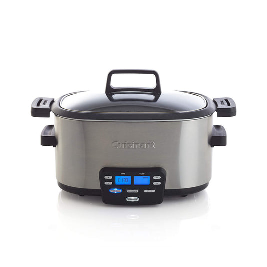 Electric Slow Multi Cooker Central 6qt Metal Insert