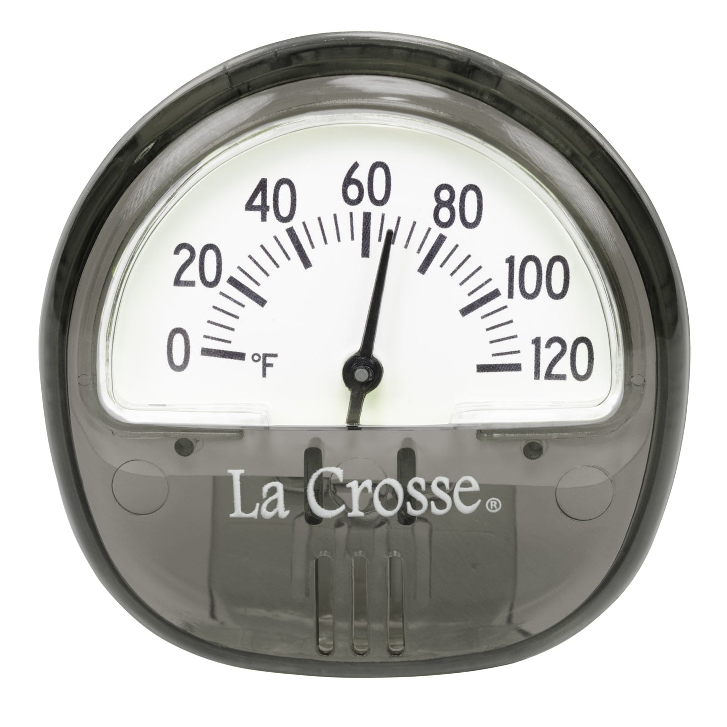 Thermometer (°F) Indoor/Outdoor Magnetic Back Gray