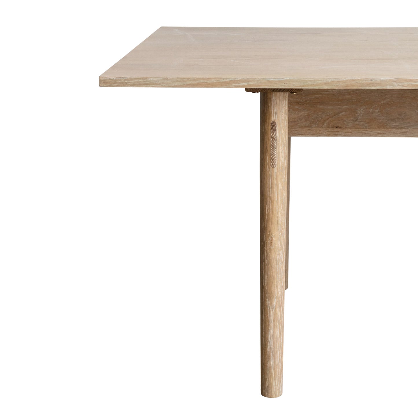 Dining Table Oak Wood Veneer on MDF Natural