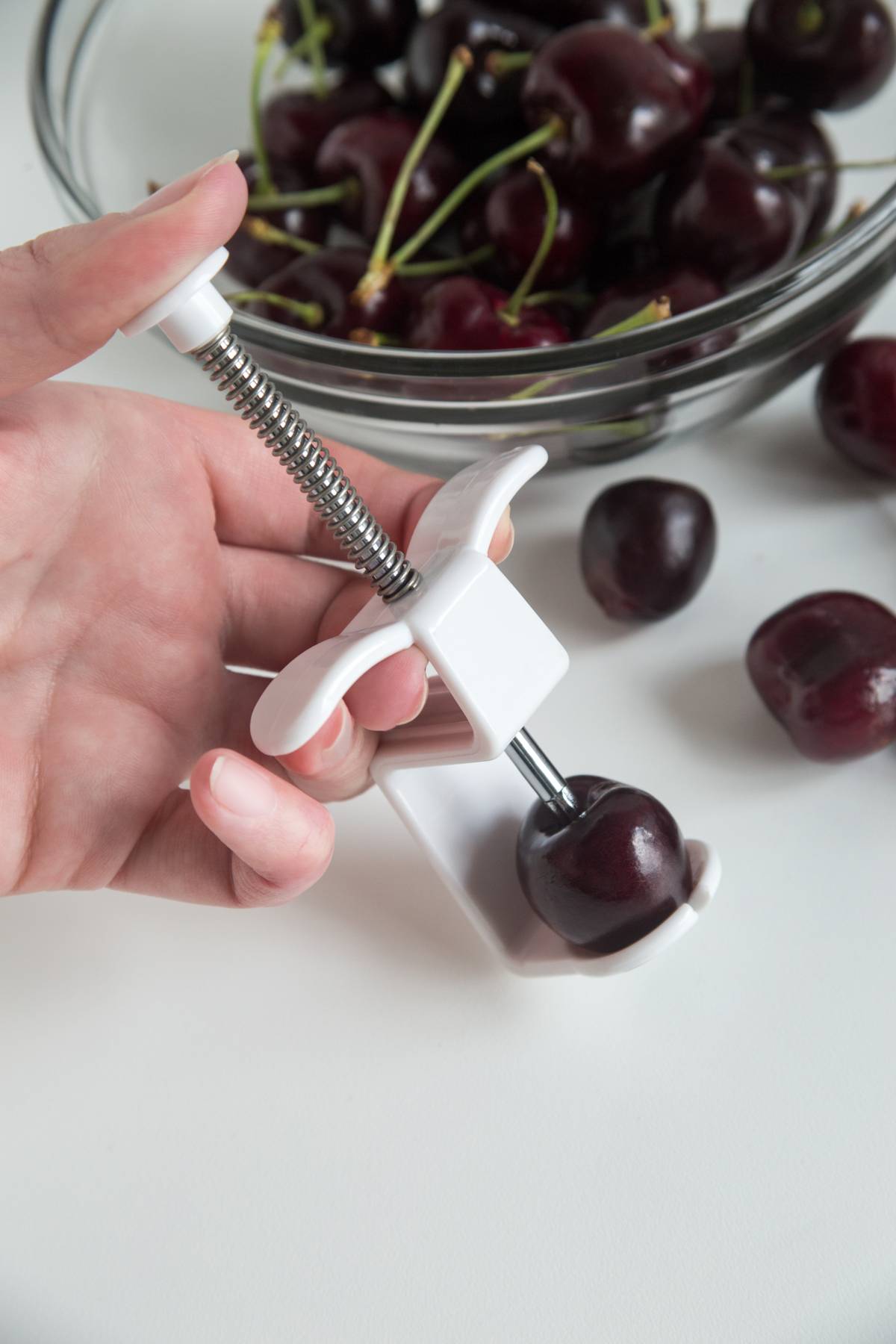 Fruit Cherry Olive Pitter Spring-press