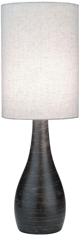 Quatro Mini - 17.5 In Table Lamp Brushed Dark Bronze Vase