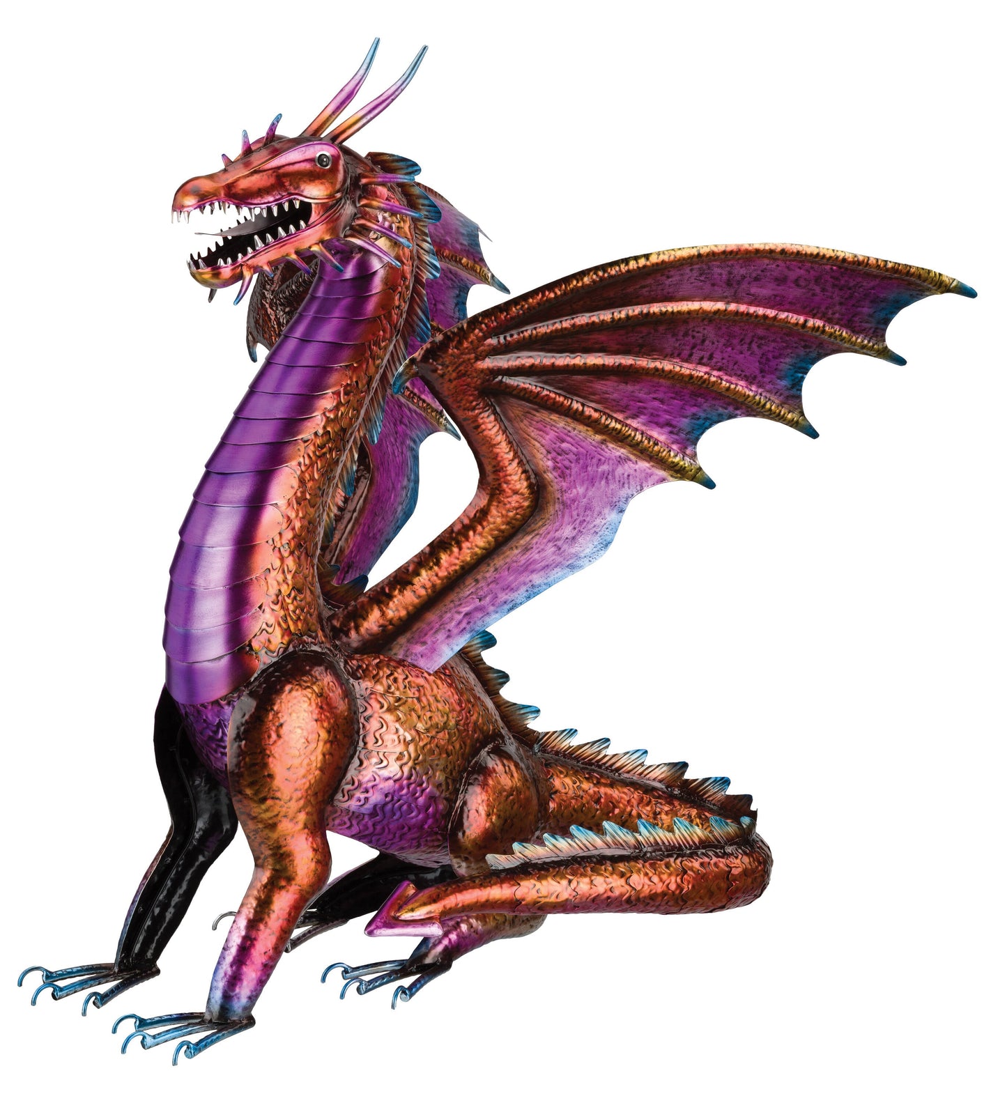 Dragon Decor 30 Inch - Red Metal