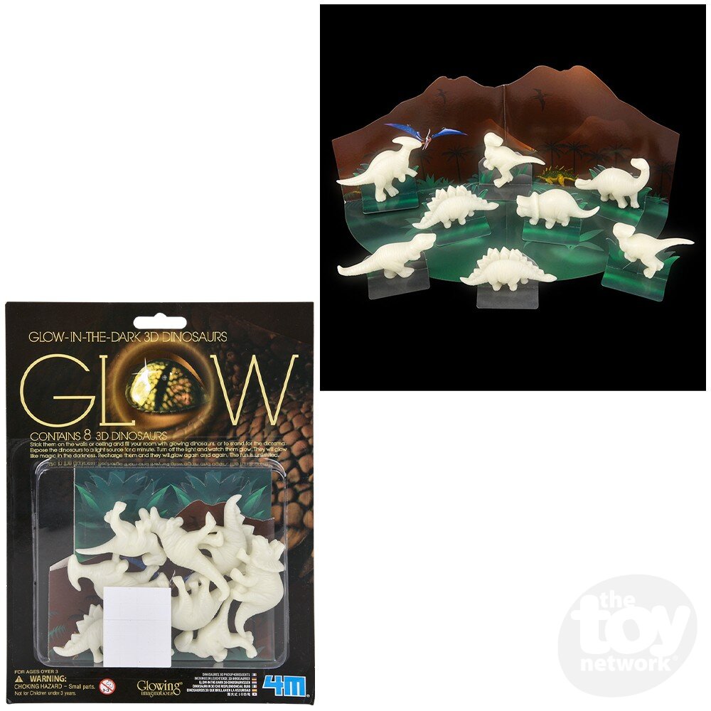 4M Glow In The Dark Dinosaurs 3D